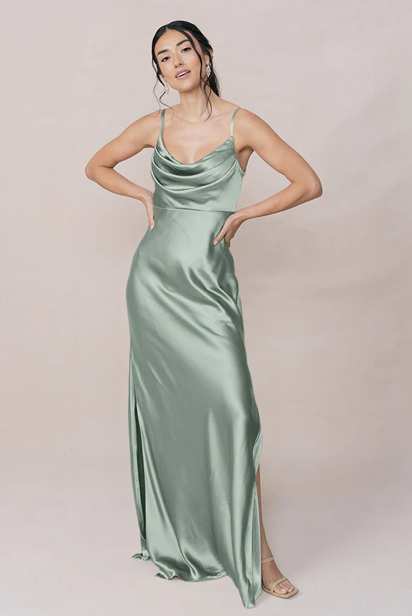 Skye Satin Dress | Made To Order - Image 156