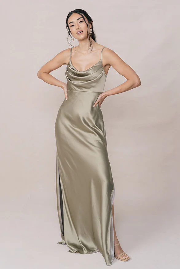 Skye Satin Dress | Made To Order - Image 158