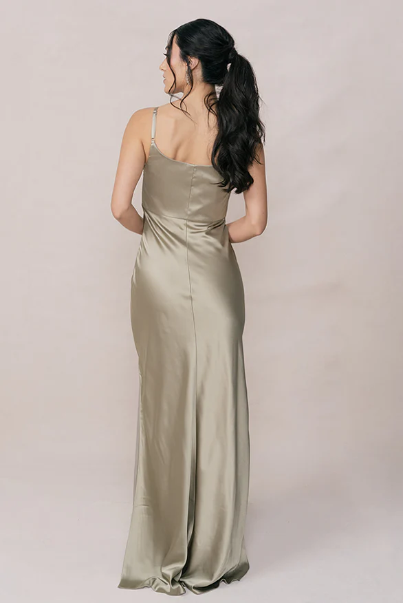 Skye Satin Dress | Made To Order - Image 159