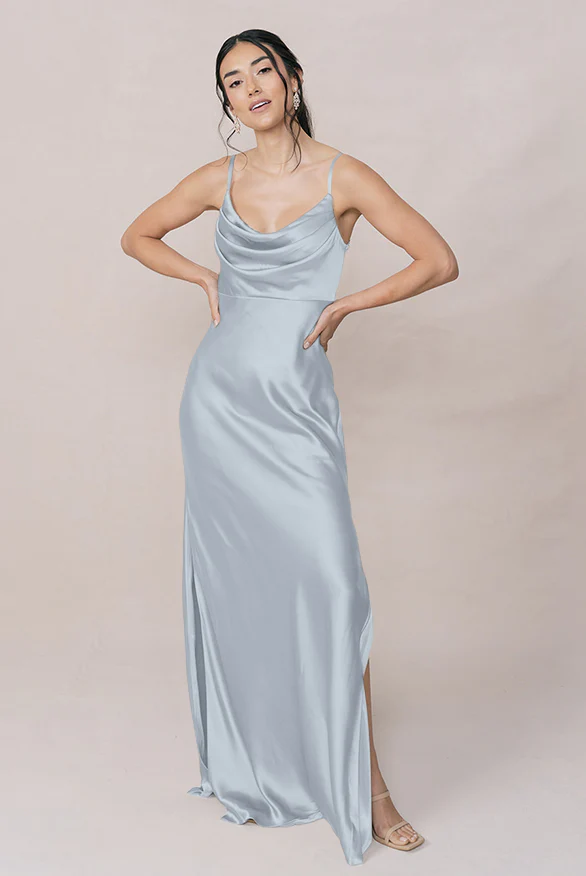 Skye Satin Dress | Made To Order - Image 162
