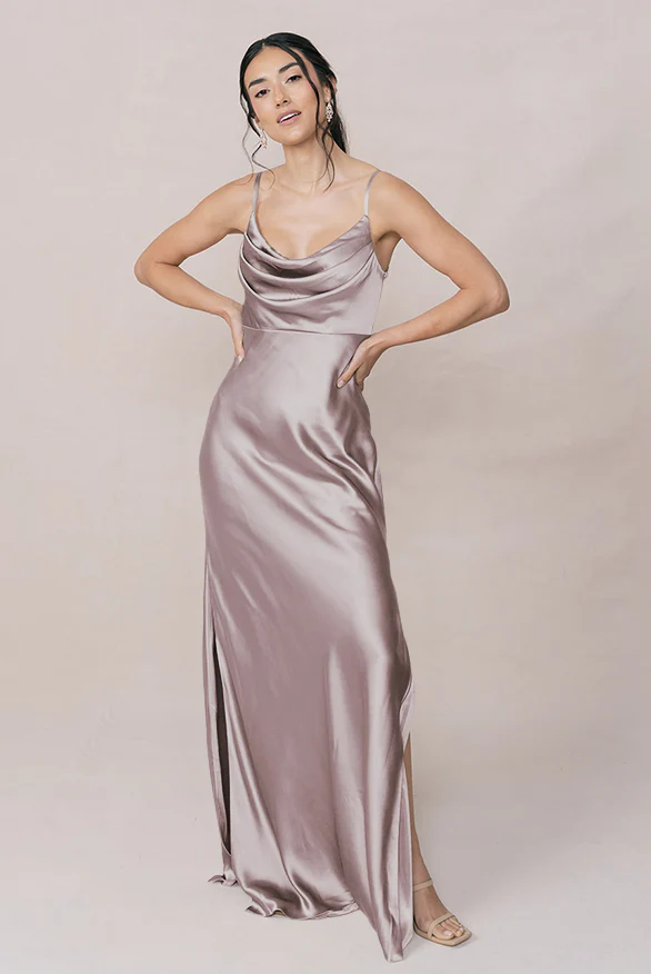 Skye Satin Dress | Made To Order - Image 170