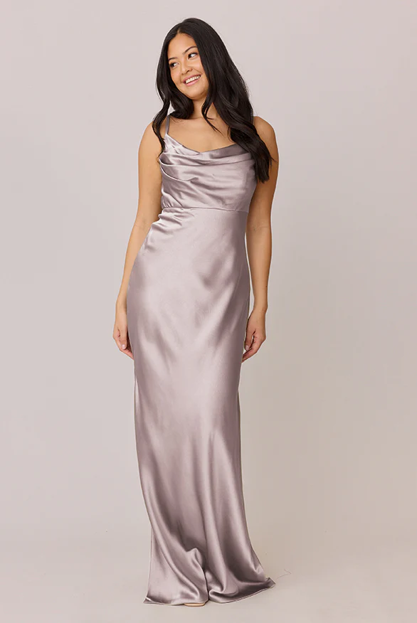 Skye Satin Dress | Made To Order - Image 172