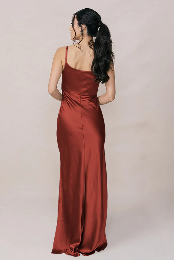 Skye Satin Dress | Made To Order - Image 175