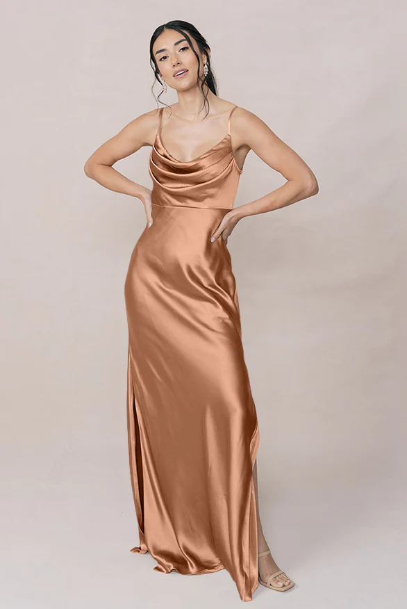 Skye Satin Dress | Made To Order - Image 178