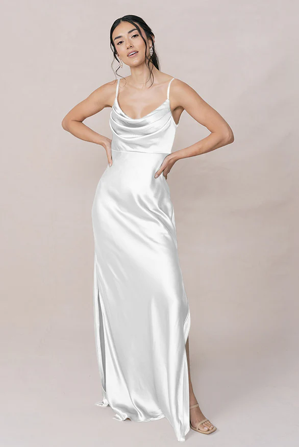 Skye Satin Dress | Made To Order - Image 182