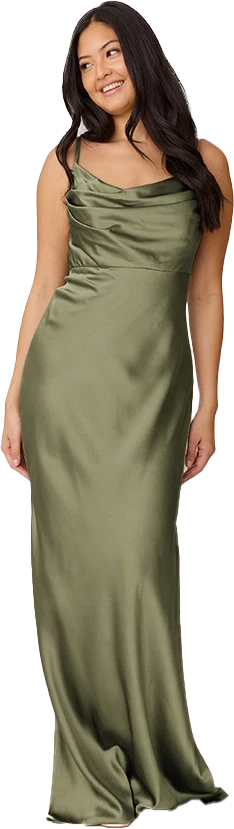 Skye Satin Dress | Made To Order - Image 214