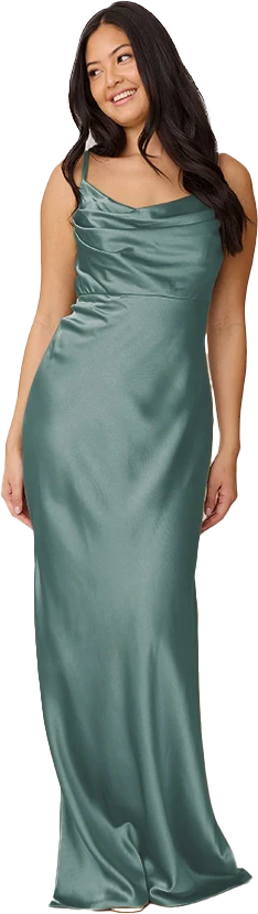 Skye Satin Dress | Made To Order - Image 223