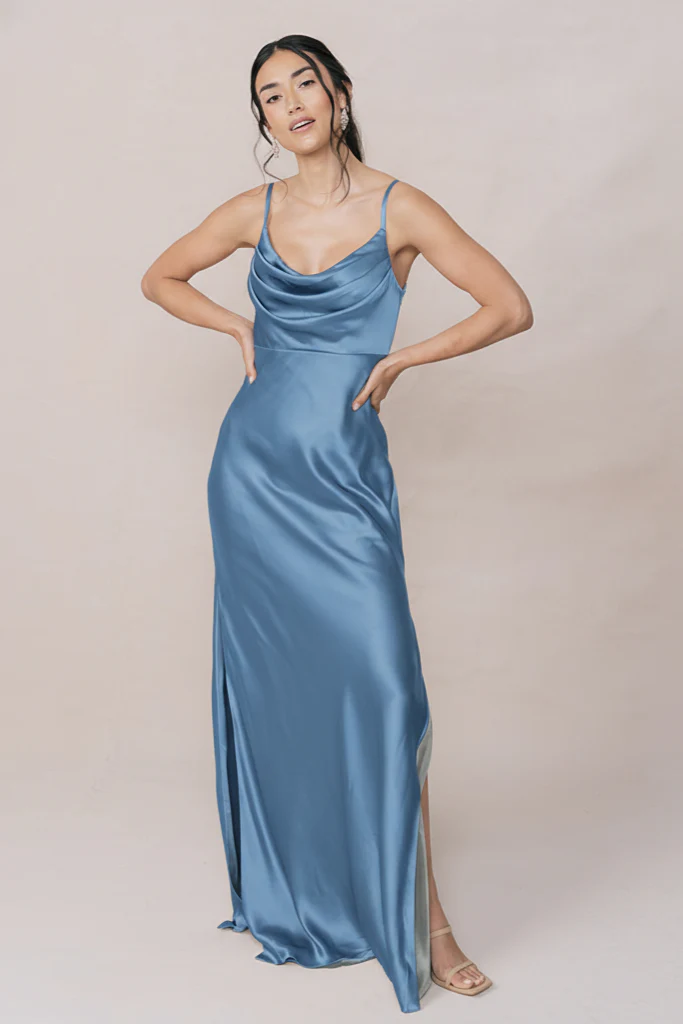 Skye Satin Dress | Made To Order - Image 237
