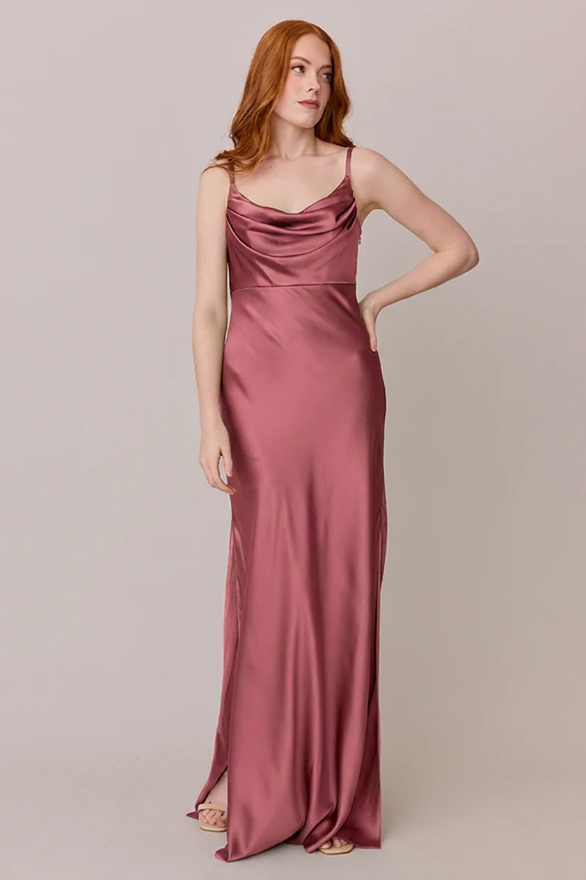 Skye Satin Dress | Made To Order - Image 246