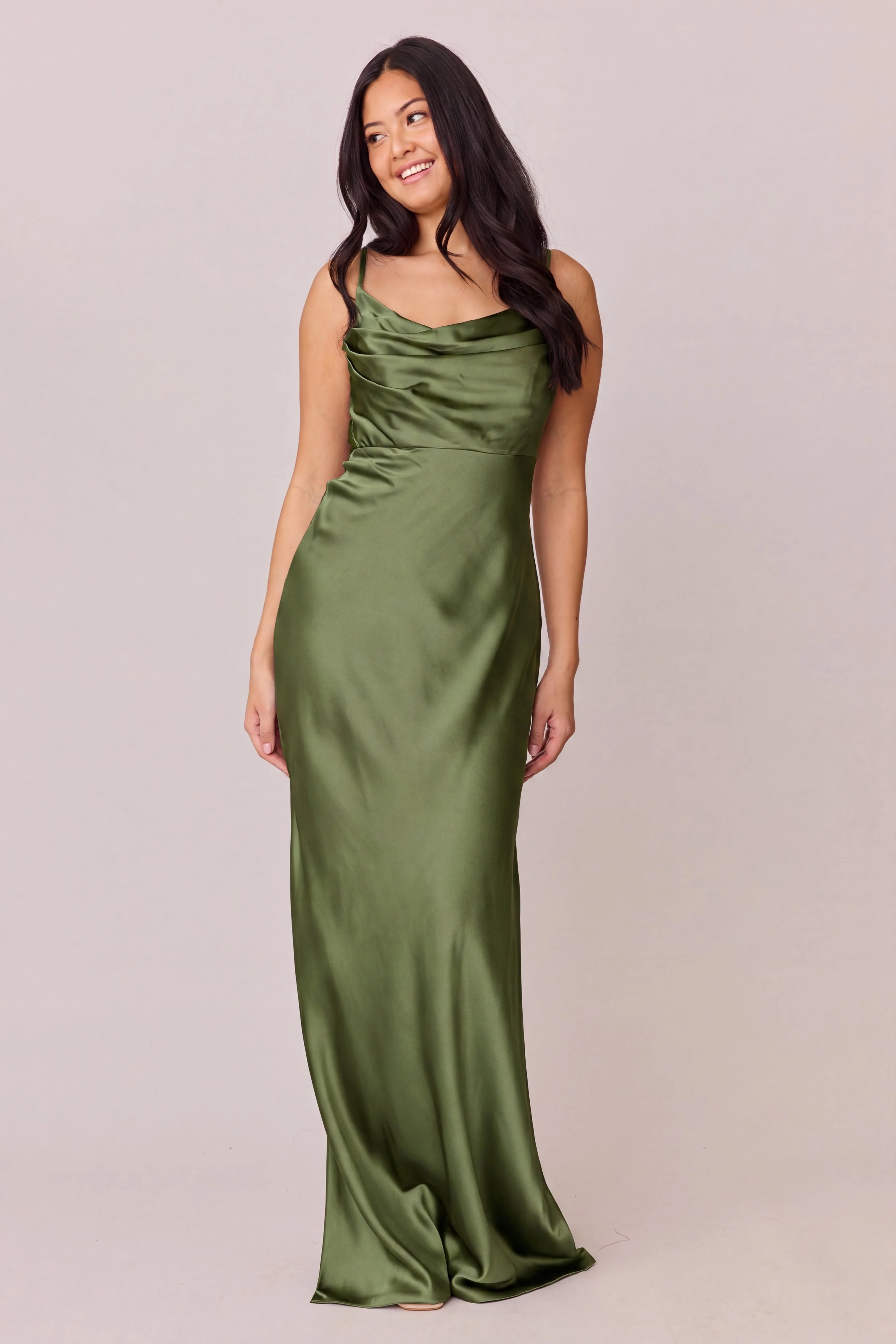 Skye Satin Dress | Made To Order - Image 247