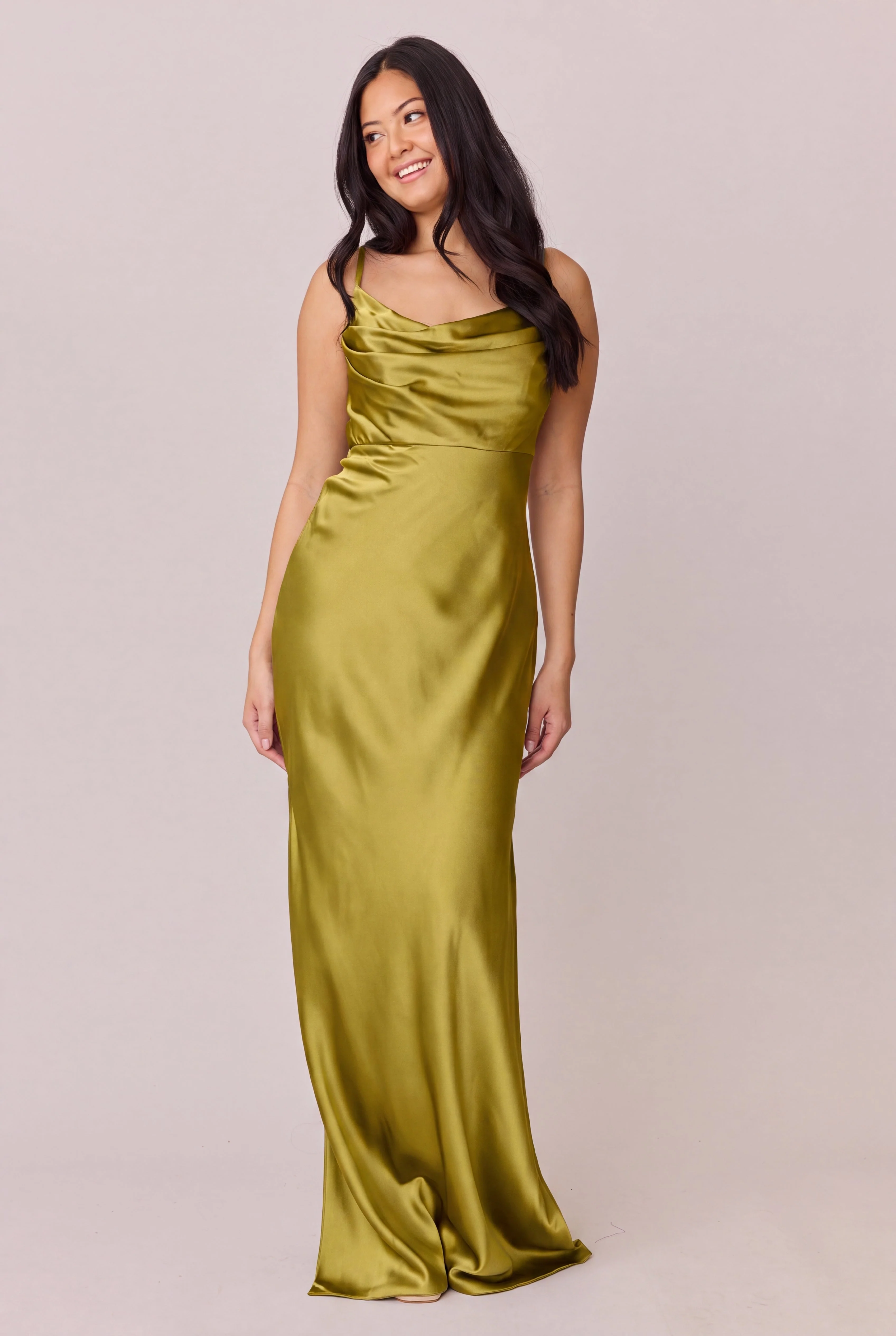 Skye Satin Dress | Made To Order - Image 249