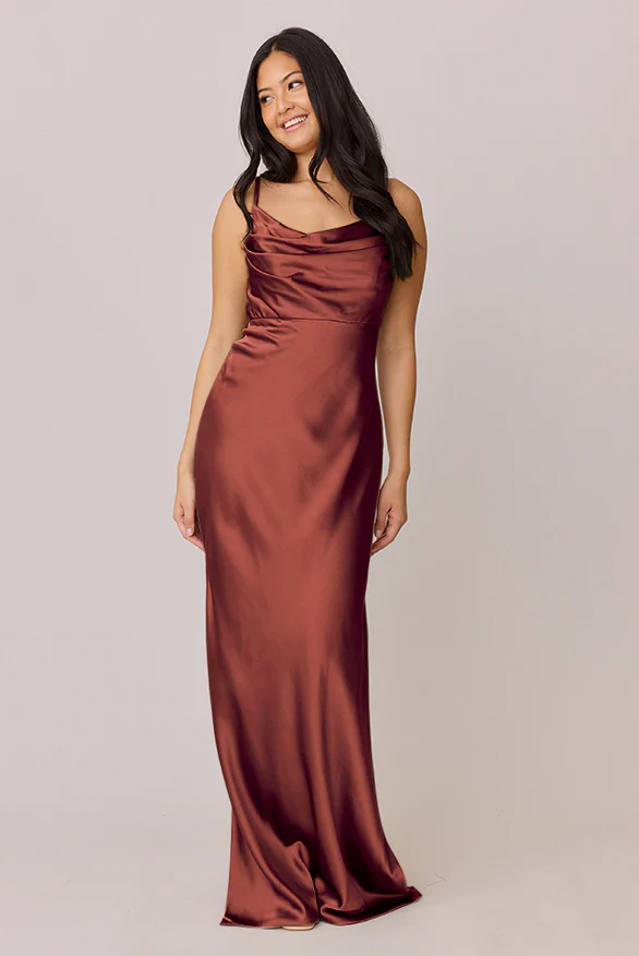 Skye Satin Dress | Made To Order - Image 28