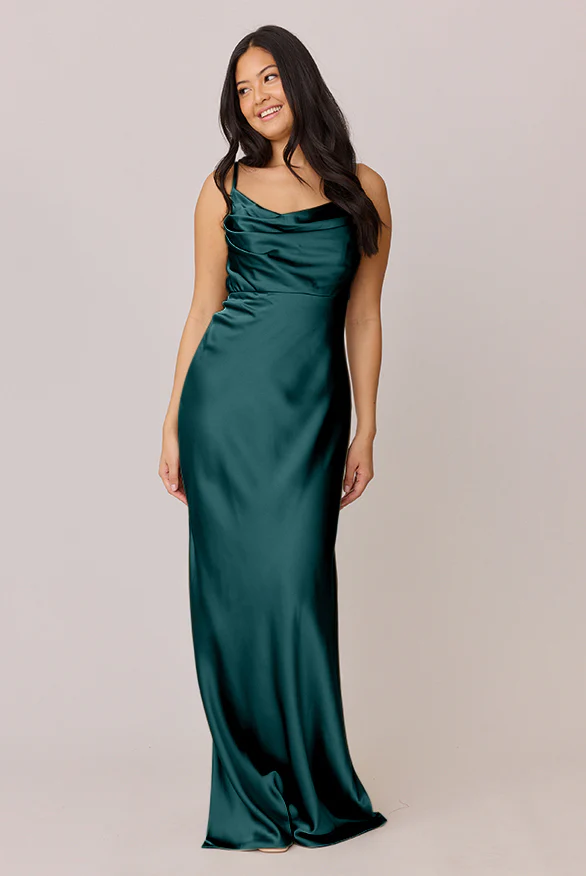 Skye Satin Dress | Made To Order - Image 30