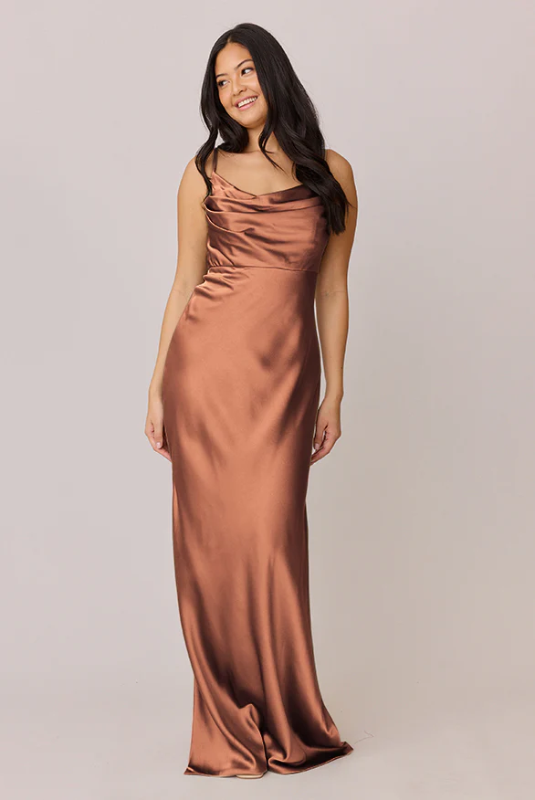 Skye Satin Dress | Made To Order - Image 36