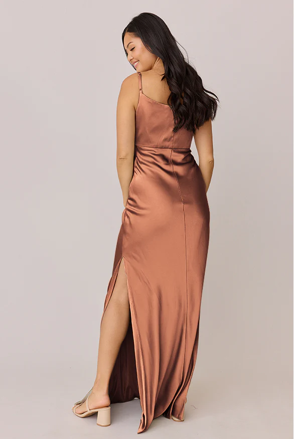 Skye Satin Dress | Made To Order - Image 37