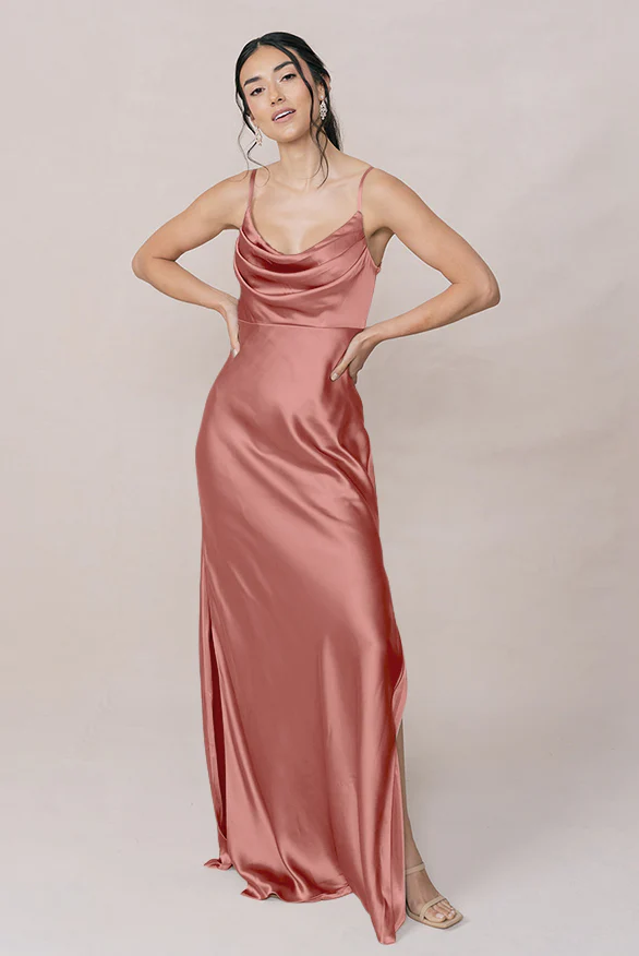 Skye Satin Dress | Made To Order - Image 42