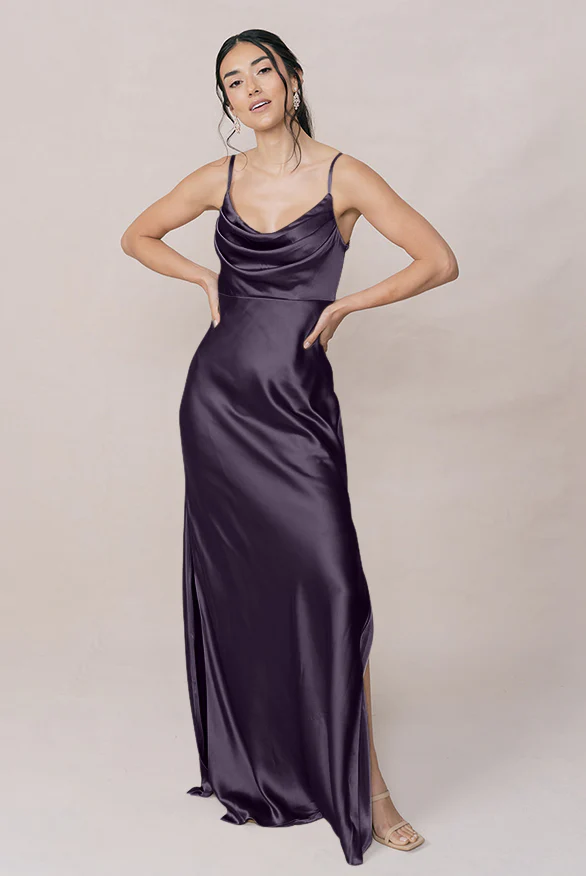 Skye Satin Dress | Made To Order - Image 50