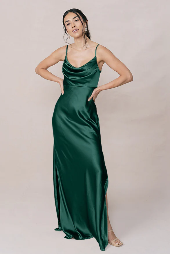 Skye Satin Dress | Made To Order - Image 52
