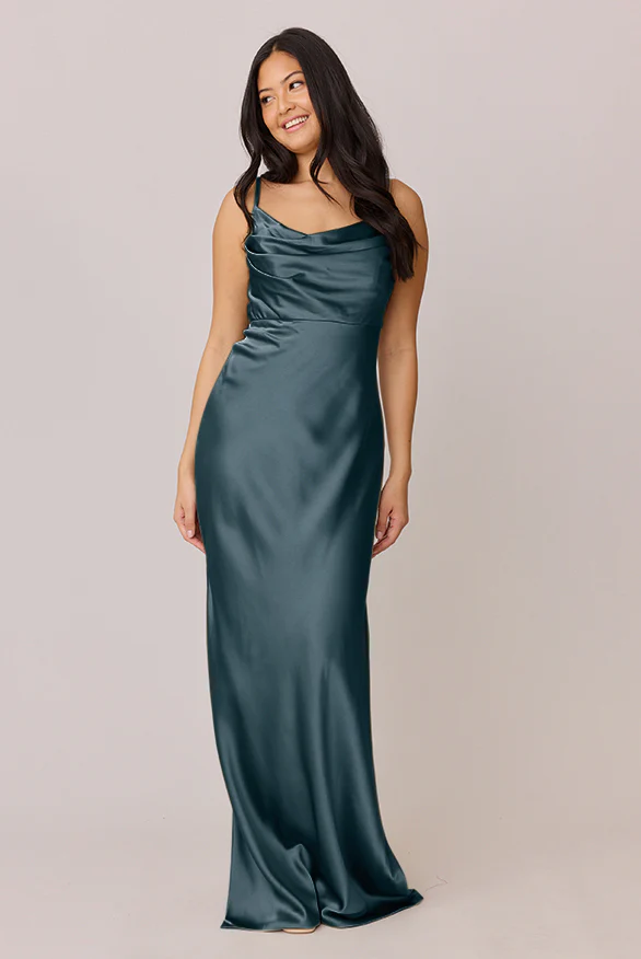 Skye Satin Dress | Made To Order - Image 58