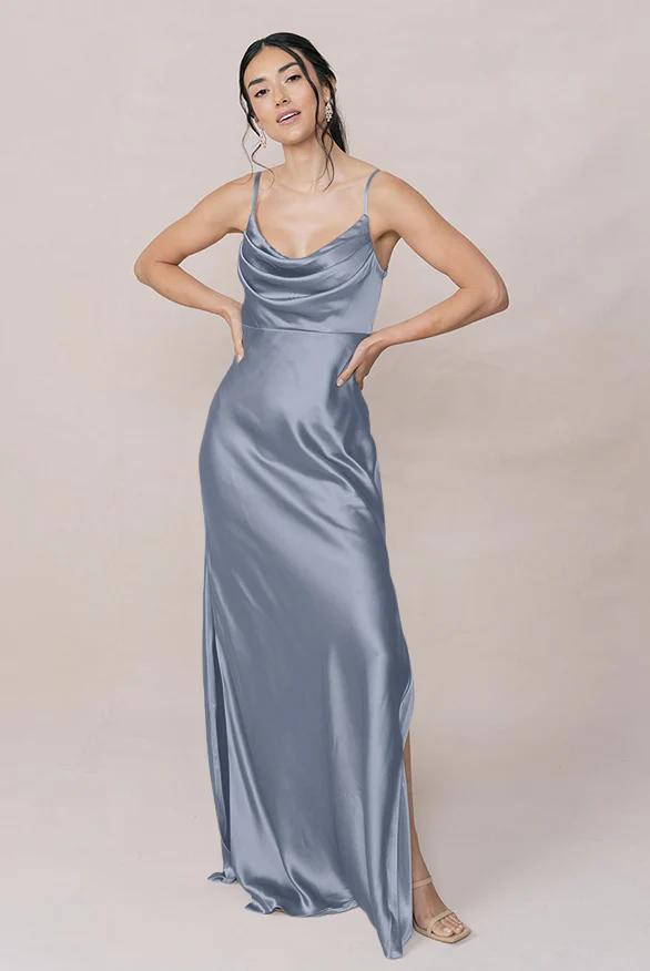 Skye Satin Dress | Made To Order - Image 60