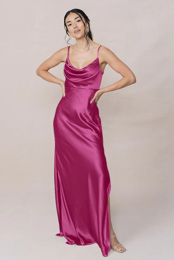 Skye Satin Dress | Made To Order - Image 62