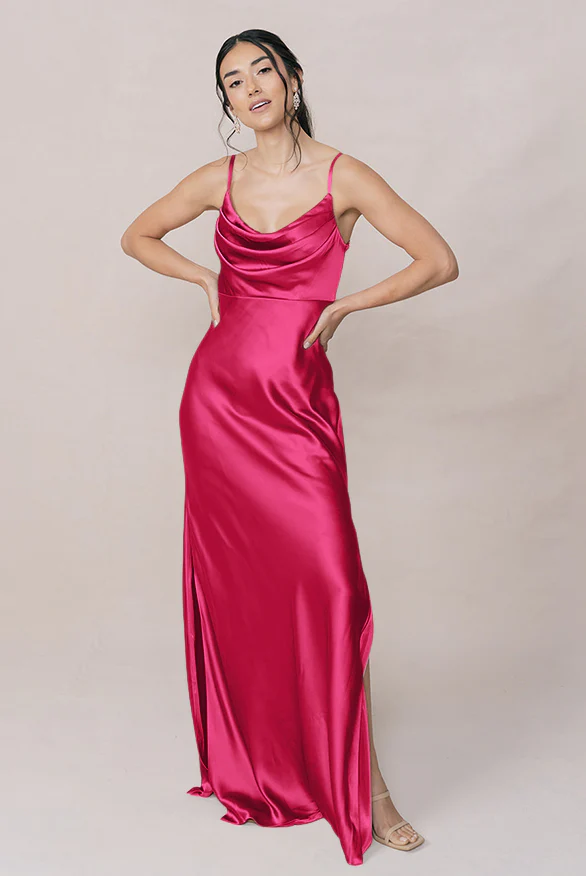 Skye Satin Dress | Made To Order - Image 74