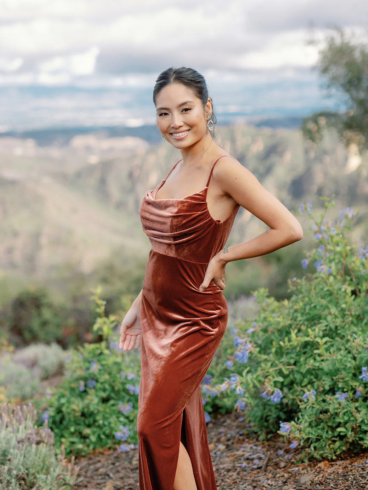 Skye Velvet Dress | Made To Order - Image 7