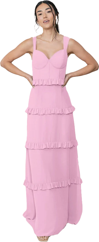 Sloane Chiffon Dress | Made To Order - Image 121