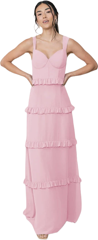 Sloane Chiffon Dress | Made To Order - Image 163