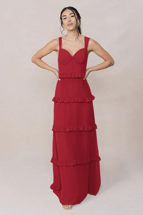 Sloane Chiffon Dress | Made To Order - Image 60