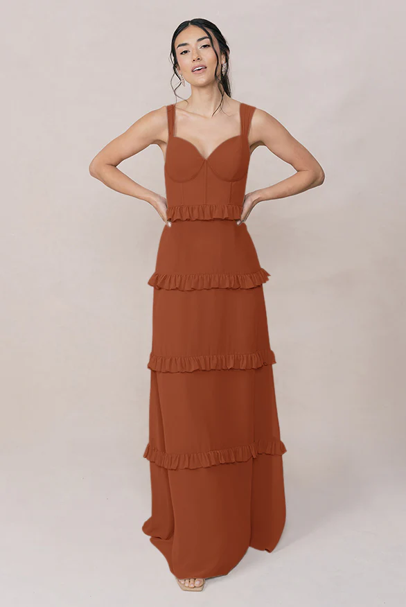 Sloane Chiffon Dress | Made To Order - Image 76