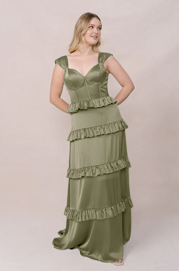 Sloane Satin Dress | Made To Order - Image 111