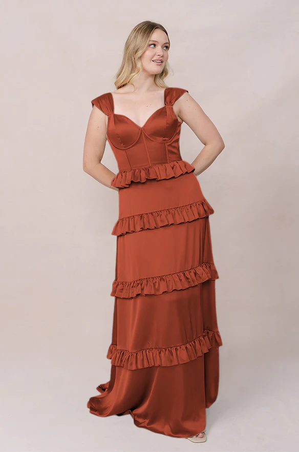 Sloane Satin Dress | Made To Order - Image 129