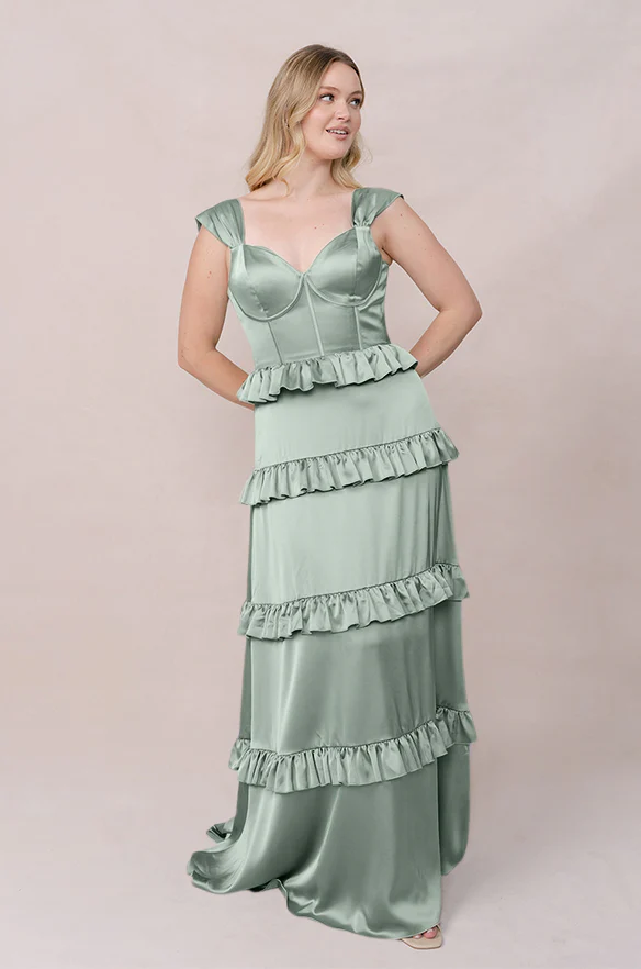 Sloane Satin Dress | Made To Order - Image 131