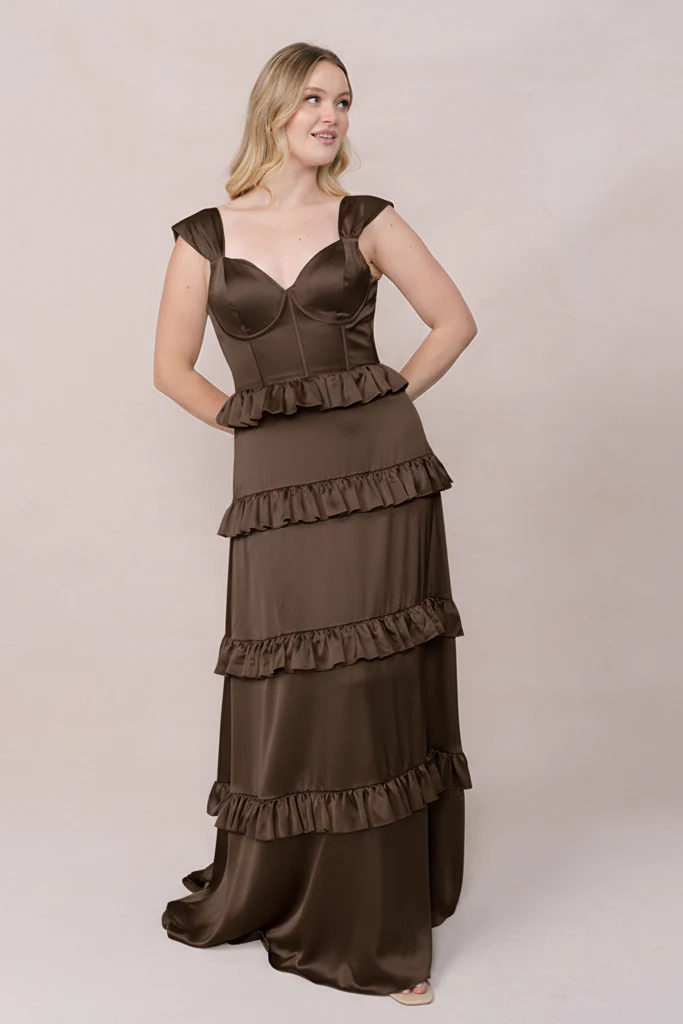 Sloane Satin Dress | Made To Order - Image 167