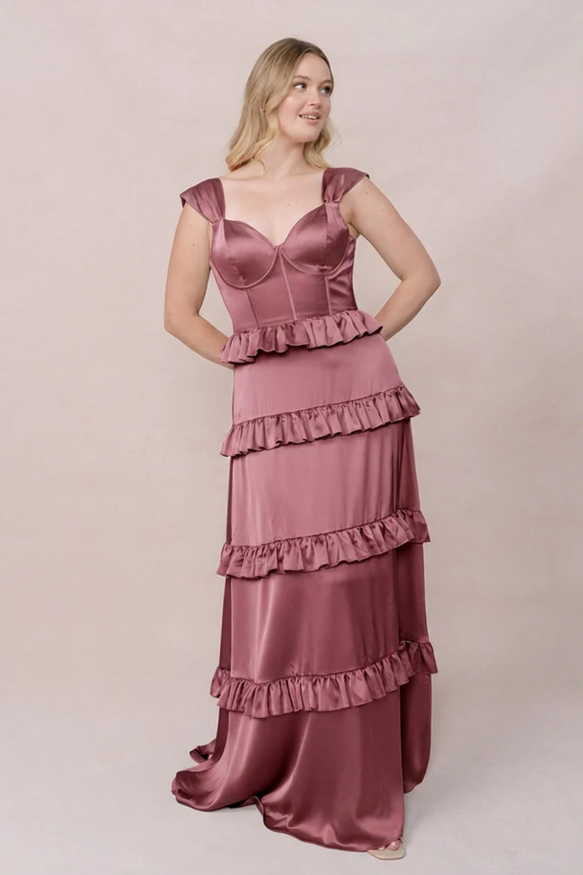 Sloane Satin Dress | Made To Order - Image 173