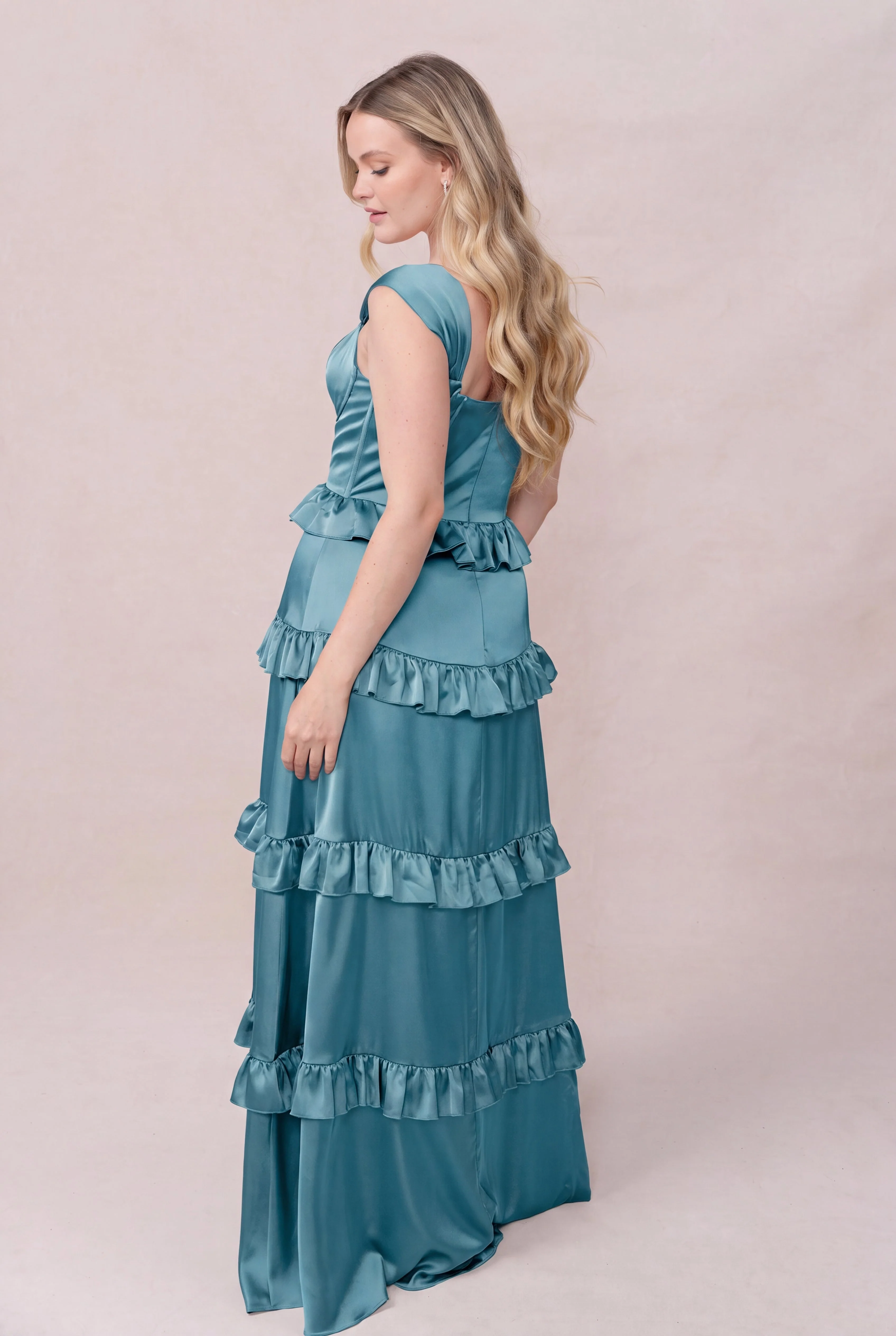 Sloane Satin Dress | Made To Order - Image 177