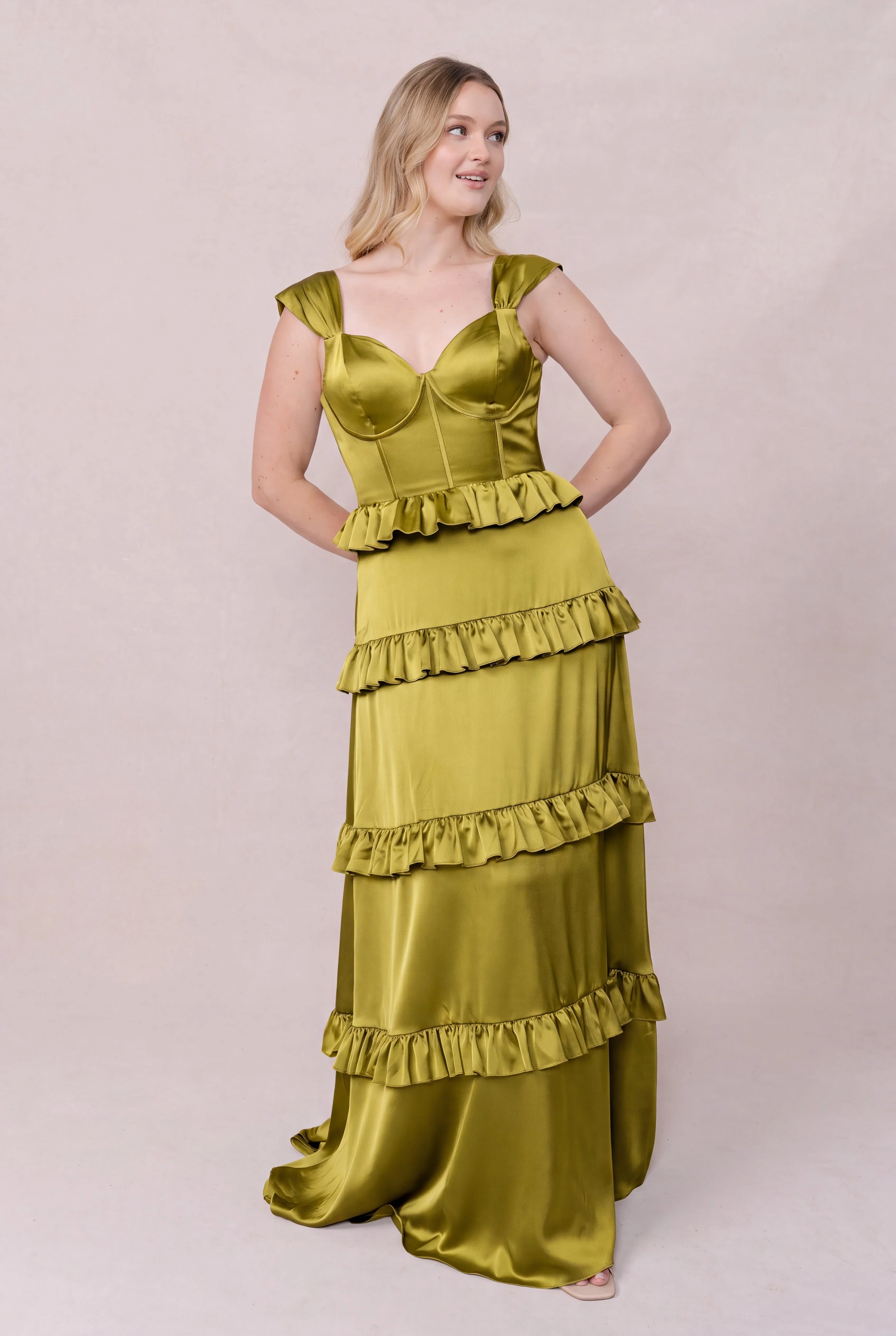 Sloane Satin Dress | Made To Order - Image 178