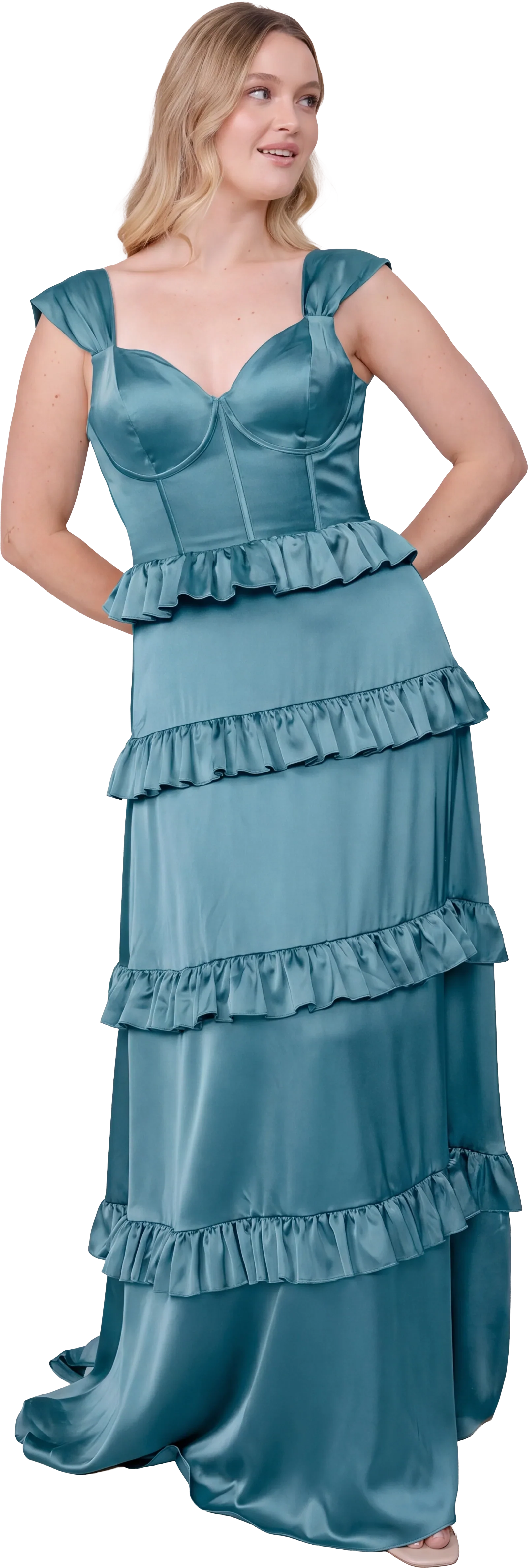 Sloane Satin Dress | Made To Order - Image 181