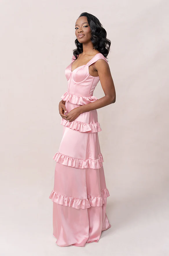 Sloane Satin Dress | Made To Order - Image 4