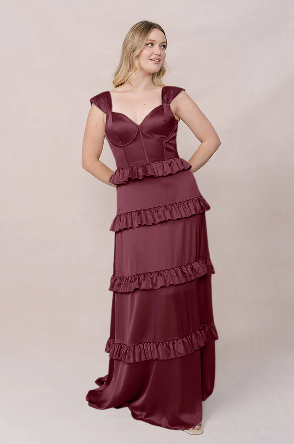 Sloane Satin Dress | Made To Order - Image 65