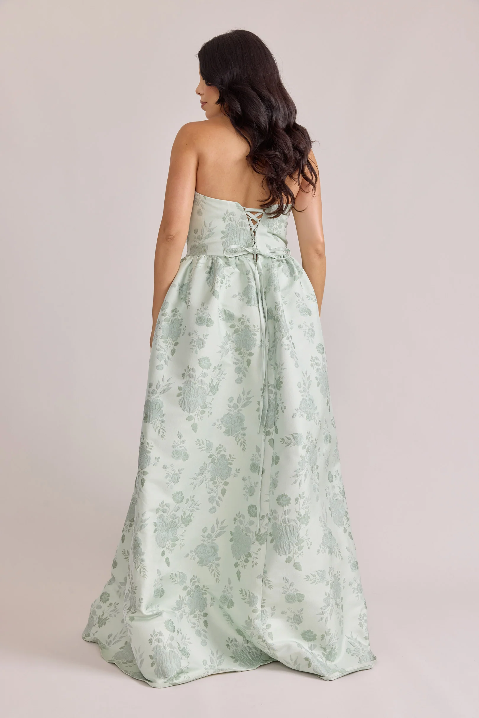 Sofia Jacquard Dress | Made To Order - Image 12