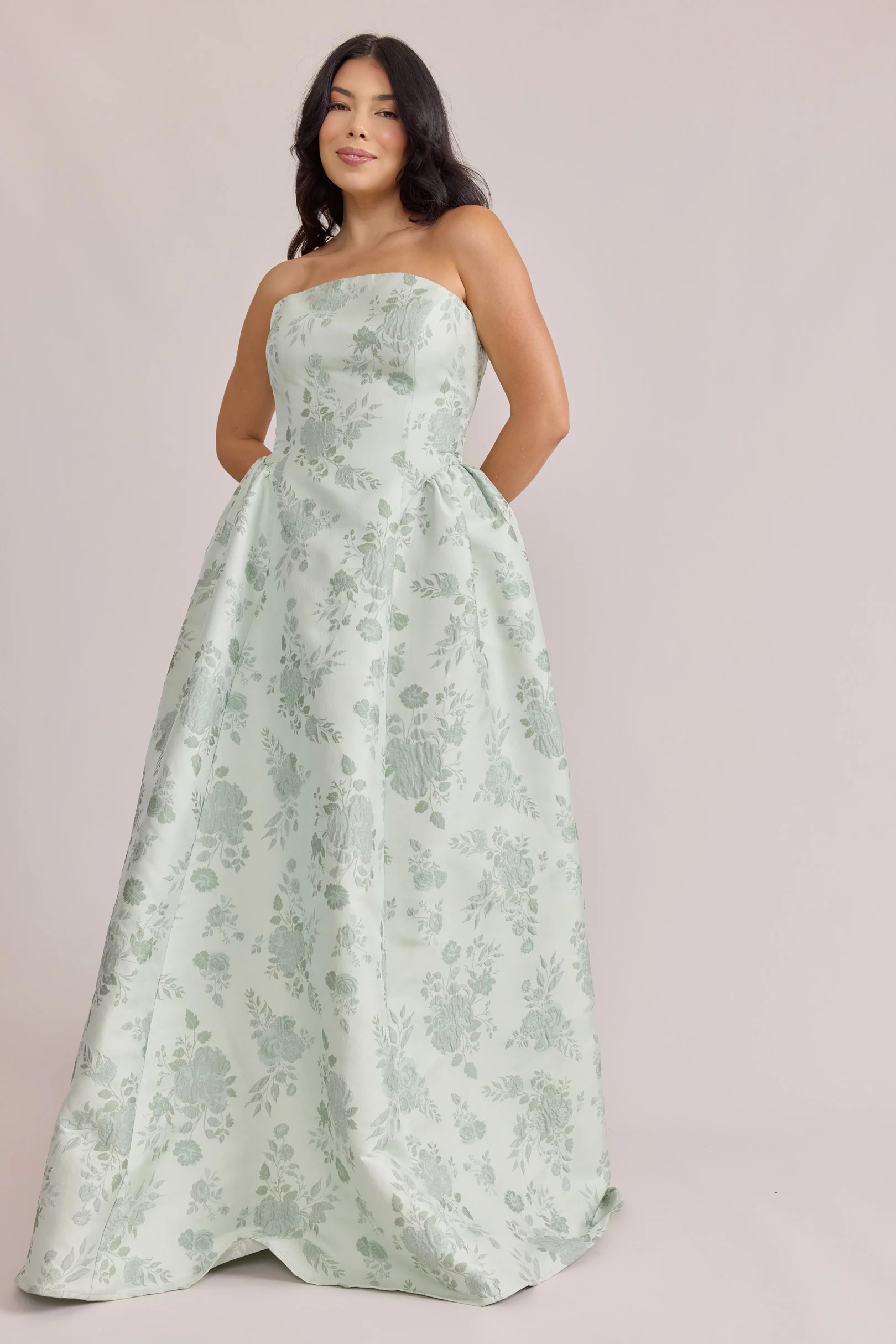 Sofia Jacquard Dress | Made To Order - Image 13