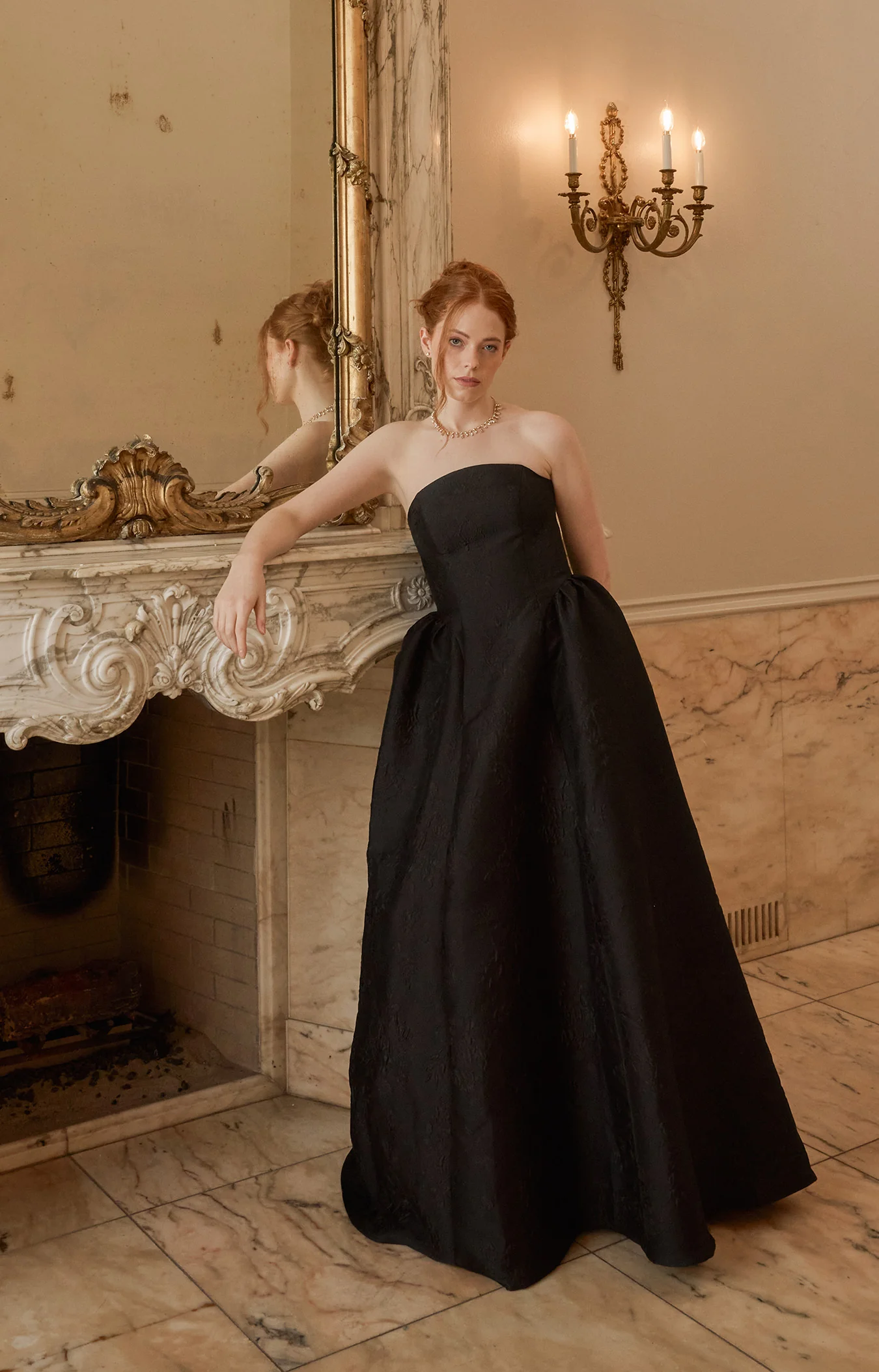 Sofia Jacquard Dress | Made To Order - Image 16