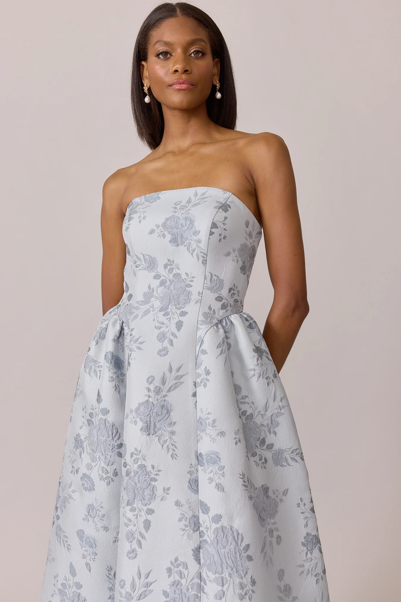 Sofia Jacquard Dress | Made To Order - Image 2