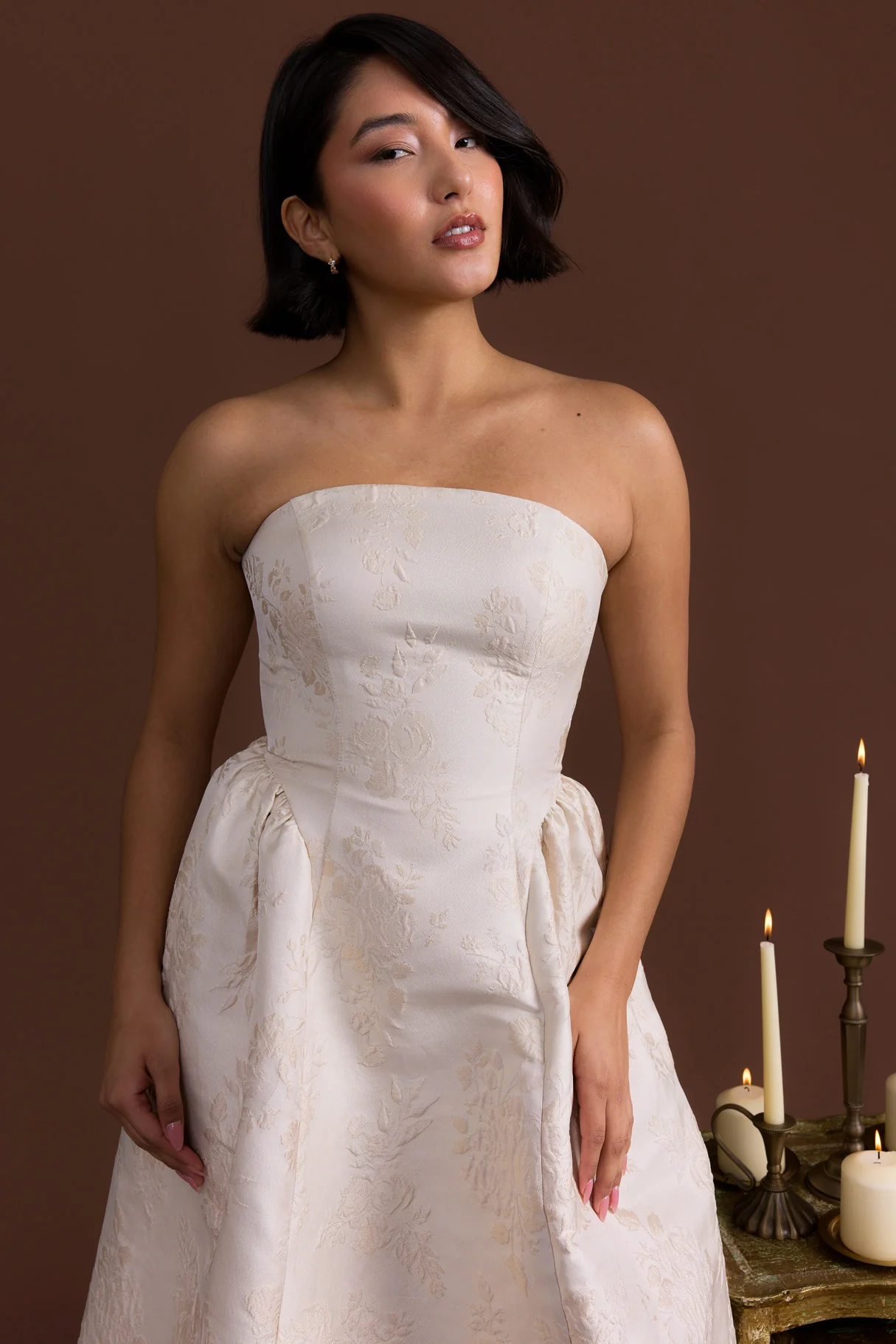 Sofia Jacquard Dress | Made To Order - Image 20