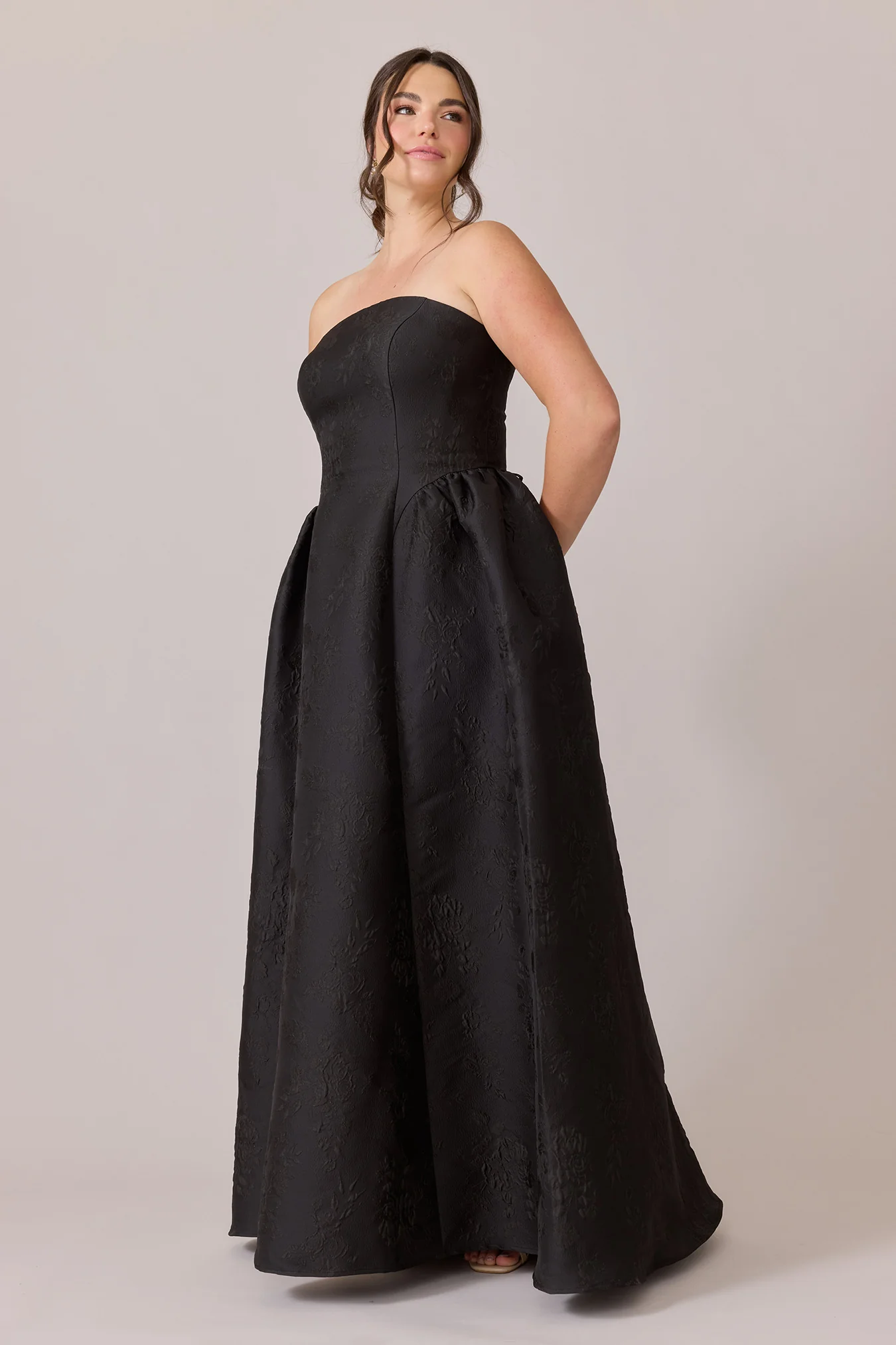 Sofia Jacquard Dress | Made To Order - Image 22