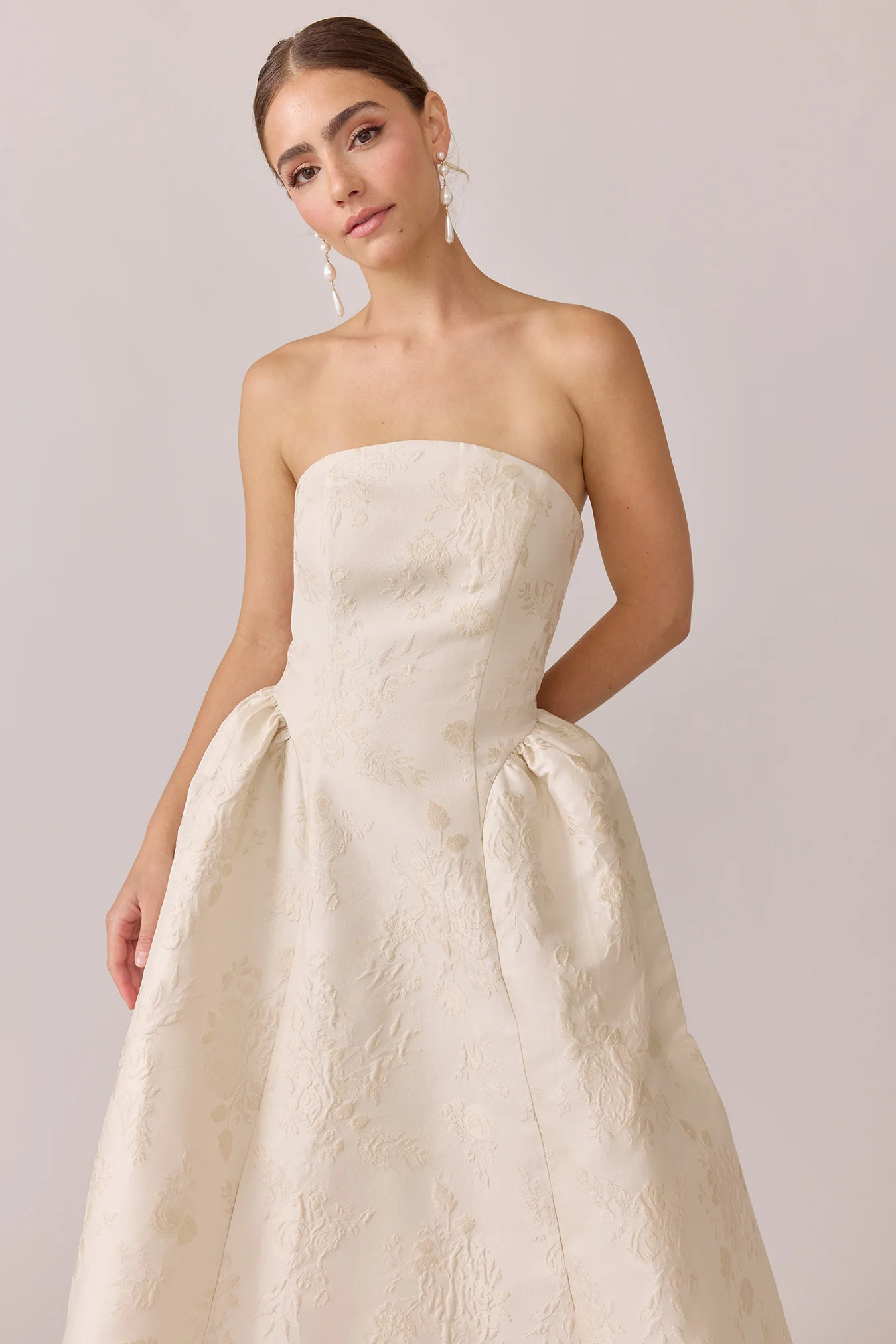 Sofia Jacquard Dress | Made To Order - Image 26