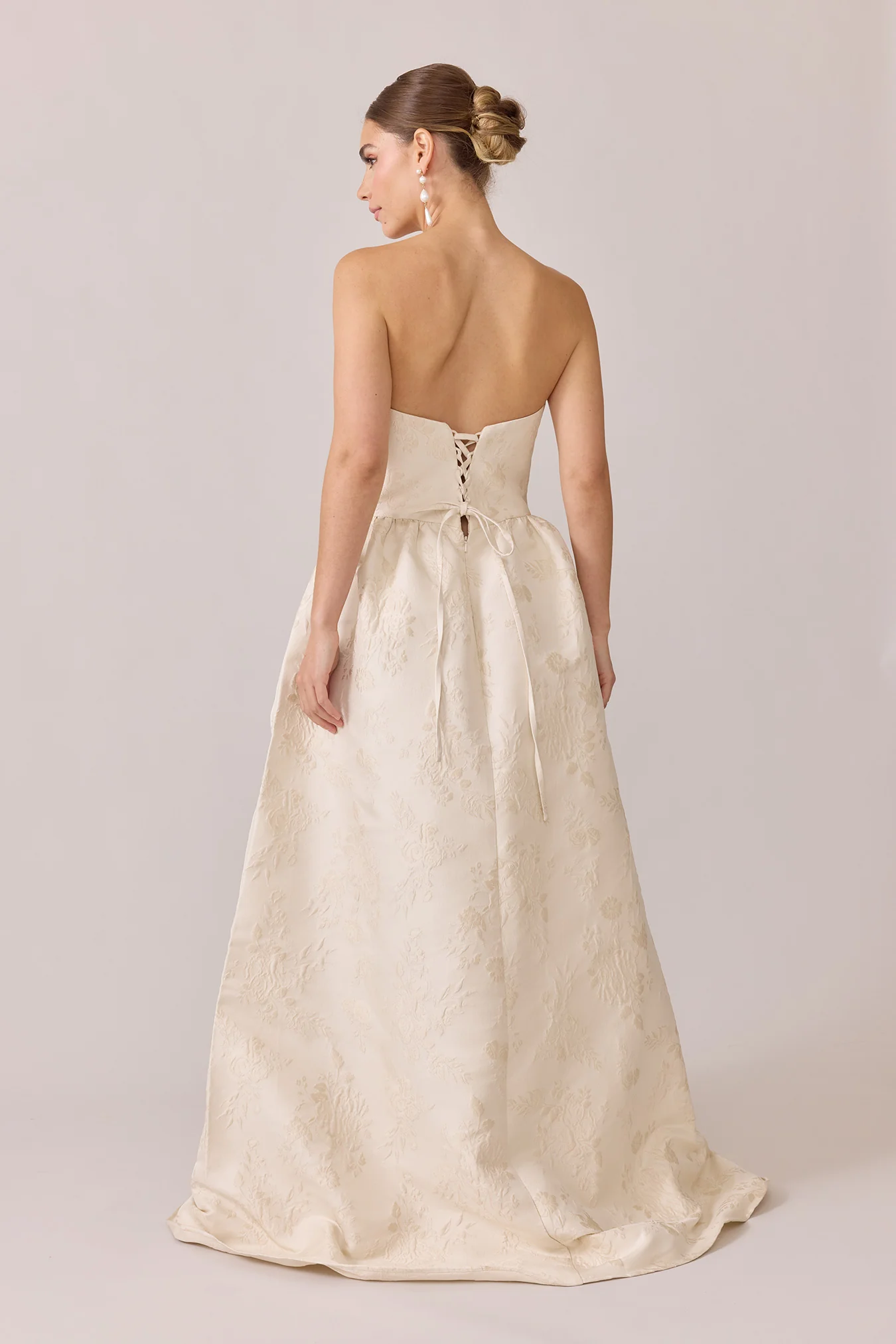 Sofia Jacquard Dress | Made To Order - Image 27