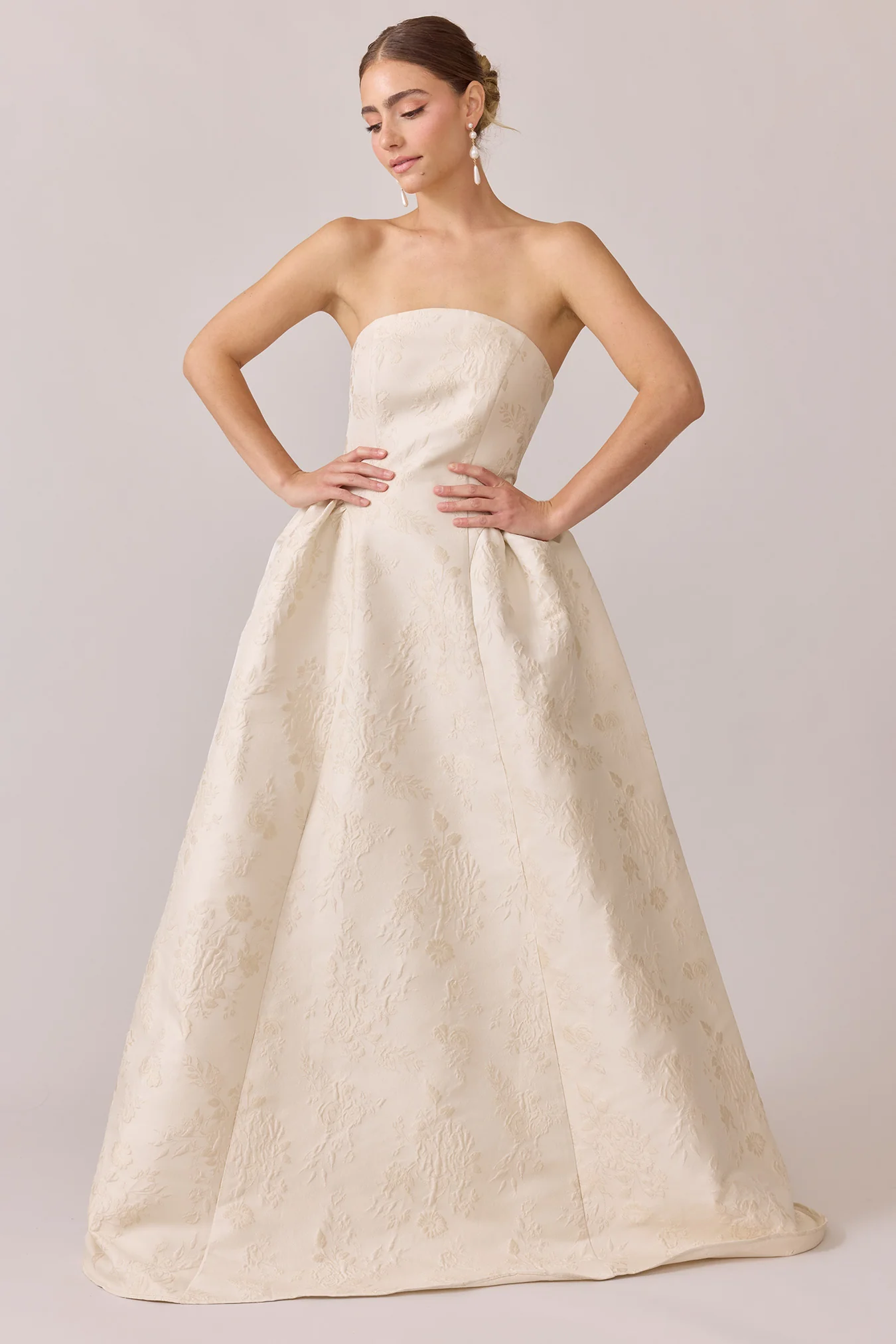 Sofia Jacquard Dress | Made To Order - Image 28